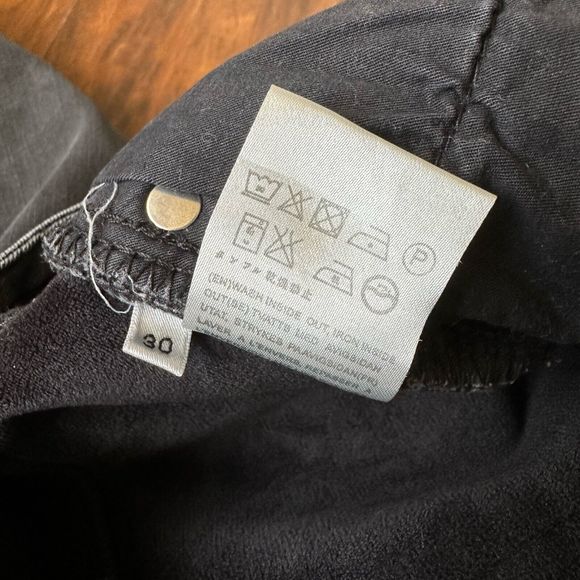 ACNE STUDIOS BLÅ KONST Cut-Off Skinny Jeans in Heathered Black - Picture 10 of 12